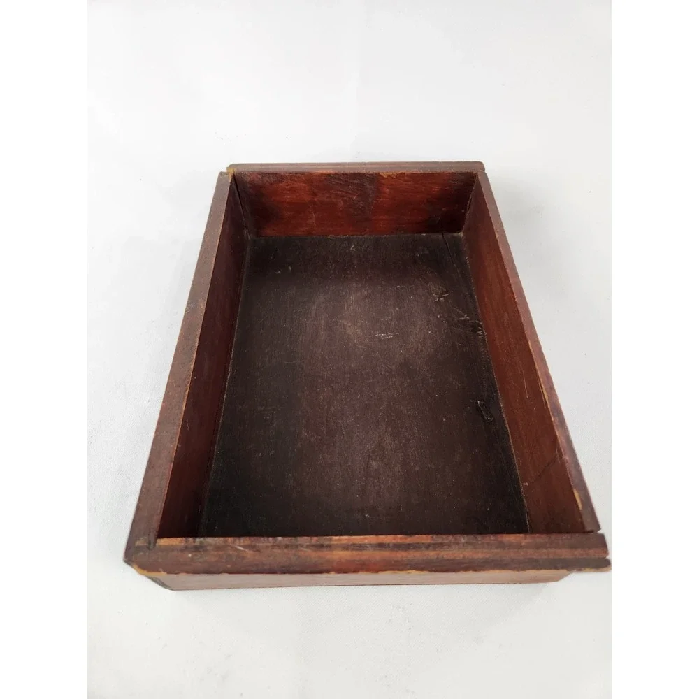 VTG Antique Wood Drawer Tray *Needs Repair* Handmade Small Box Divider‎
